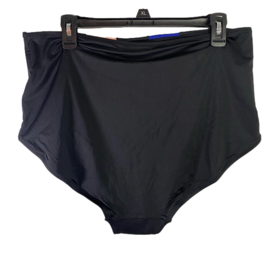 City Chic Messina Black, Blue, Pink High Waist Bikini Brief NWT Size 18 SKU0824 - Picture 2 of 3